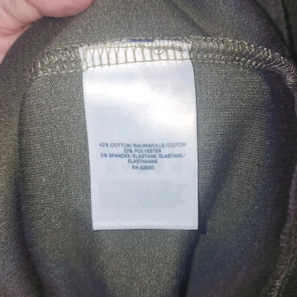 Lands End Corduroy Sport Chore Jacket Olive Green Button Down Size Medium - Picture 5 of 9